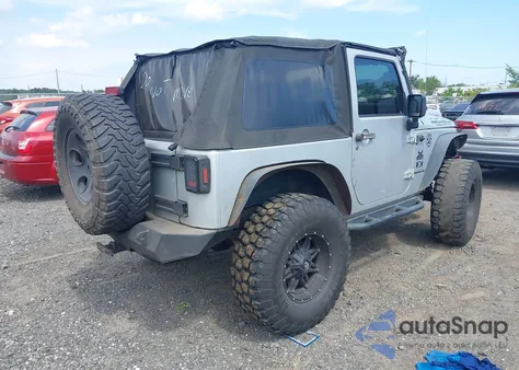 2008 Jeep Wrangler X из США, поврежденный, VIN 1J4FA24168L509777